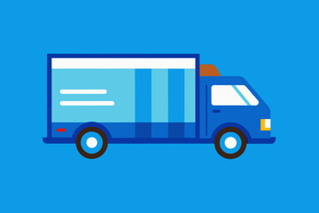 delivery truck vector illustration