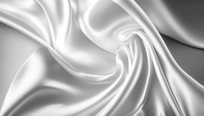 Fototapeta premium Silk fabric background texture. Generative AI,