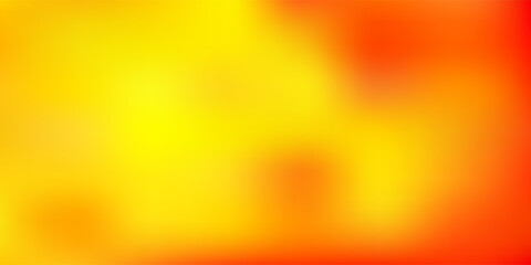 Light orange vector abstract blur texture.