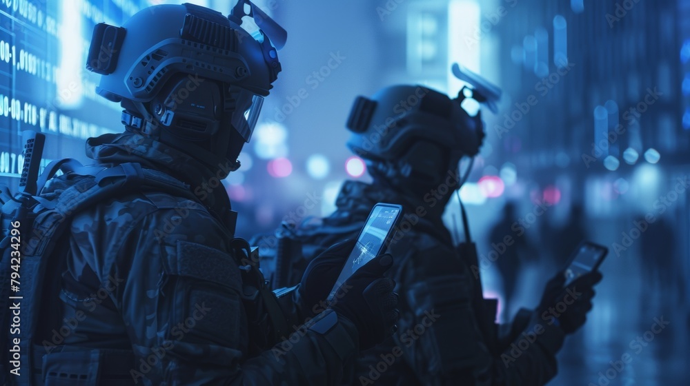 Poster a scenario where security forces use advanced software to scan and monitor phone conversations and t