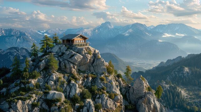 Eagles Nest. A Historic Tourist Attraction with a View of the During