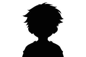 silhouette of a child