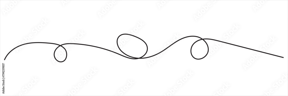 Poster squiggle line design element. vector file illustration. isolated on white background. eps 10