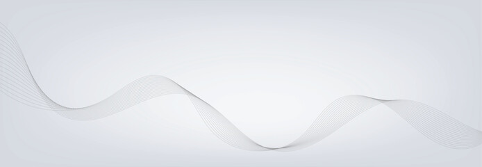 Abstract vector background with grey wavy lines. EPS10
