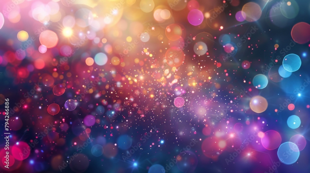Poster a retro and groovy backdrop featuring a mix of different colors shapes and textures perfect for a 70