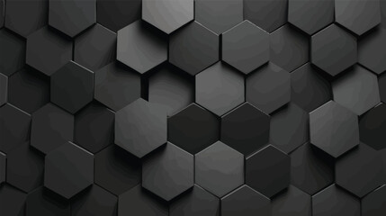 a black hexagonal background with a lot of hexagons