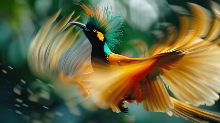 Fototapeta premium Graceful Courtship Display