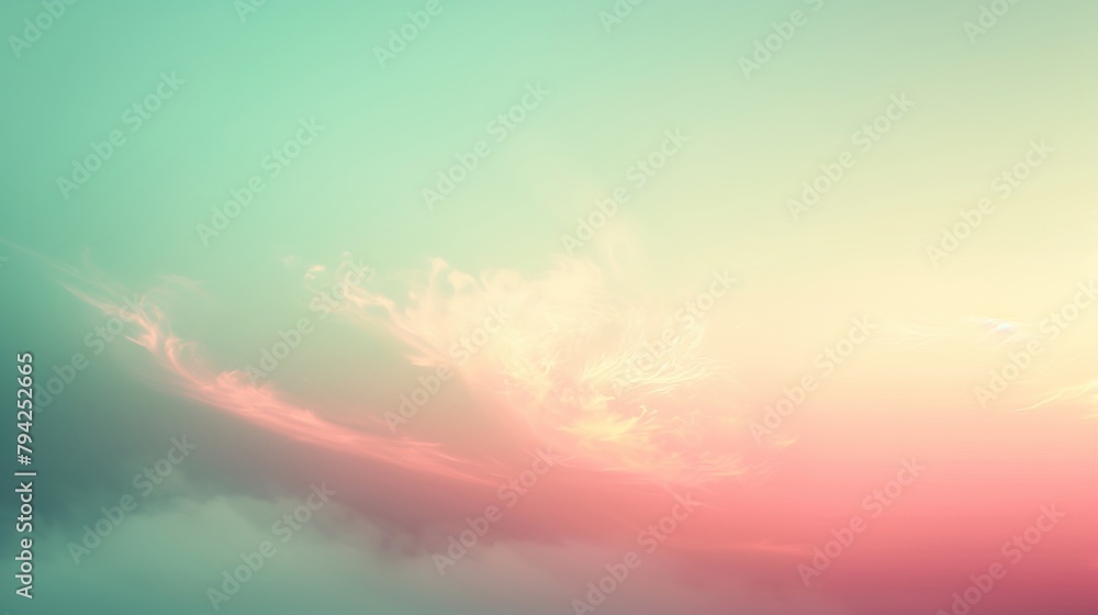 Aufkleber abstract soft cloud texture in pastel colors. serene sky background for peaceful and dreamy design c