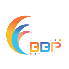 Fototapeta na wymiar BBP letter technology Web logo design on white background. BBP uppercase monogram logo and typography for technology, business and real estate brand. 