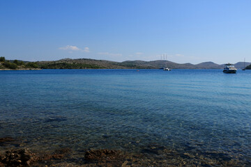 clear blue sea in N.p. Telascica Dugi Otok ,Croatia - obrazy, fototapety, plakaty