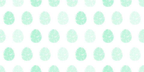 Cute illustration with colorful Easter eggs with watercolor texture, spring banner