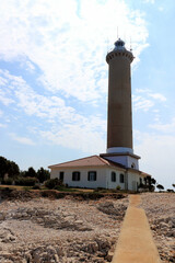 Famous lighthouse of  Veli Rat, Dugi otok, Croatia