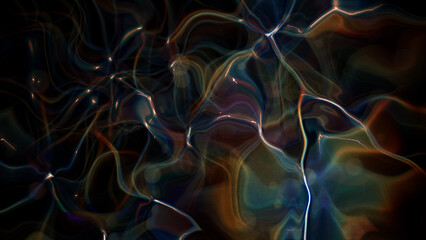 Abstract background simulating the effect of light passing through glass