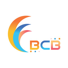 Fototapeta na wymiar BCB letter technology Web logo design on white background. BCB uppercase monogram logo and typography for technology, business and real estate brand. 