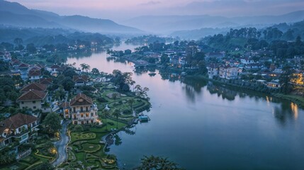 lake in the mountains