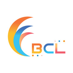 BCL letter technology Web logo design on white background. BCL uppercase monogram logo and typography for technology, business and real estate brand.
