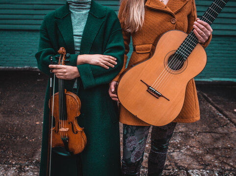 violin and guitar