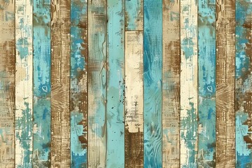 Rustic Blue and Brown Textured Wallpaper Design