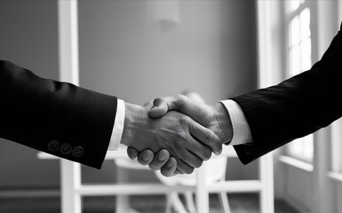 A man's handshake