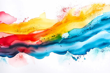 colorful smoke, watercolor, paint or ink in the water, liquid or fluid, motion wallpaper art