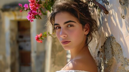 italian girl in Sicily 