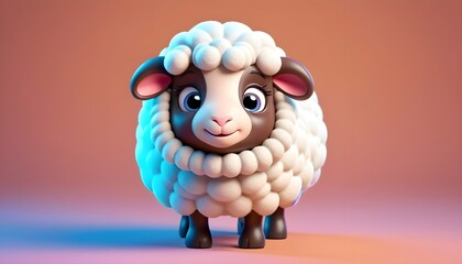 cute sheep cartoon