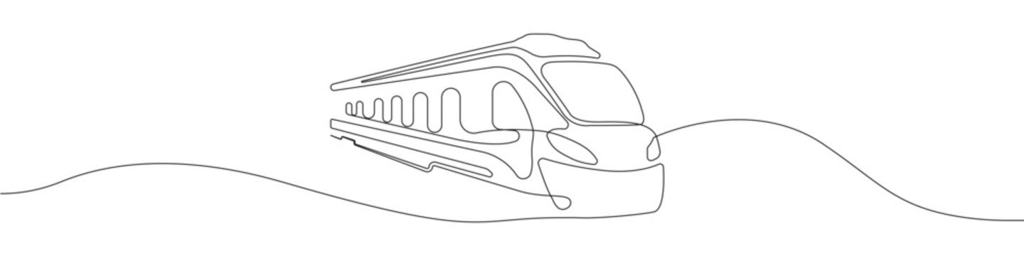 recommend clip art: Train icon line continuous drawing vector. One line travel icon vector background. Train and pin icon. Continuous outline of a railroad icon.