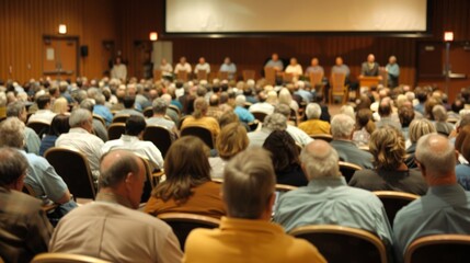 A heated town hall meeting discusses the ethical and moral implications of using chemical agents on crowds. .