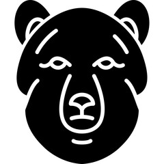 Bear Icon - obrazy, fototapety, plakaty