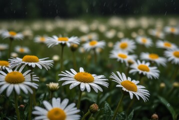 Fototapeta premium Bouquet of daisies, summer