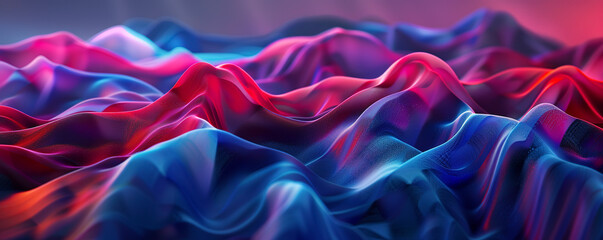 Obraz premium abstract background with colorful waves of different shades and shapes