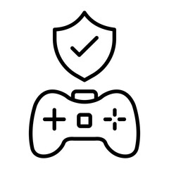 Protection Vector Line Icon