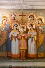 Holy Royal Passion-Sufferers. Fresco