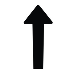 Long arrow icon. long arrow vector. flat style Arrow symbol. arrow on a white background. vector illustration.