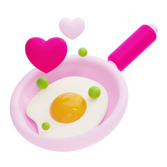 PNG 3D Cooking icon isolated on a white background