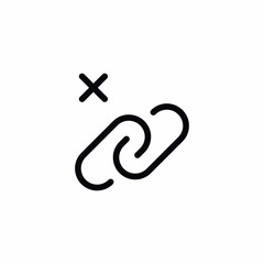 link chain error mistake icon