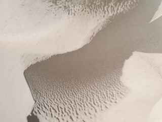 Sand und Dünen Landschaft von oben - Sandstrukturen und Muster