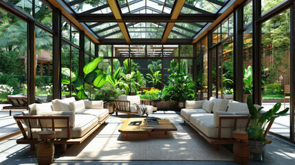 huge conservatory --ar 16:9 Job ID: 80071205-5be0-4814-b066-68dd6592d4bd