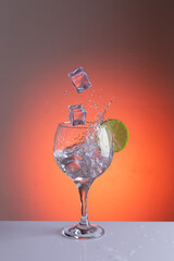  Splash, sprinkling, spot, freak, spray, splash, spatter, sprinkling, aspersion, plop, splash, chug, plash, glass, cup, bowl, ice, lemon, fruit, 