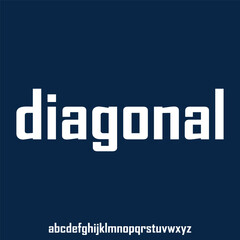 modern alphabet font vector typeset