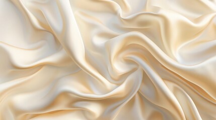Elegant illustration of a soft, fabric-textured background with creamy silk folds