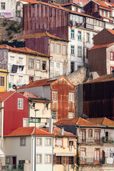 Fototapeta na wymiar Porto with old ancient rusty abandoned buildings