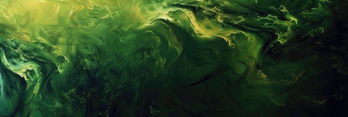 Gradient surface. Abstract background with bright green colors