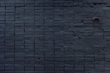 Brick wall texture. Interior of a modern loft. Building's facade.