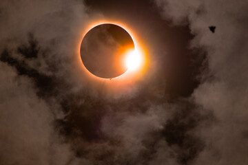 Eclipse-Sun and Moon