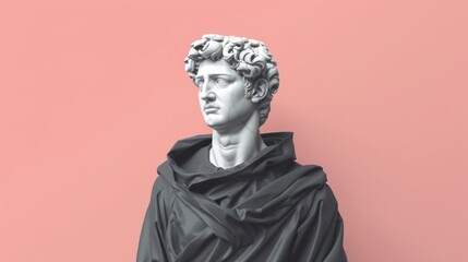 Marble Greek statue fashion style art. Modern Art