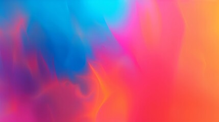 Blurred colored abstract background. Smooth transitions of iridescent colors. Colorful gradient. Rainbow backdrop.