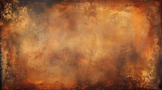 Old brown background with distressed vintage grunge texture in dark earthy chocolate,