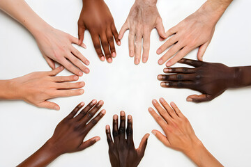 Many Cultural Hands Coming Together