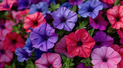 In Spring a Colorful Display of Petunia x Atkinsiana